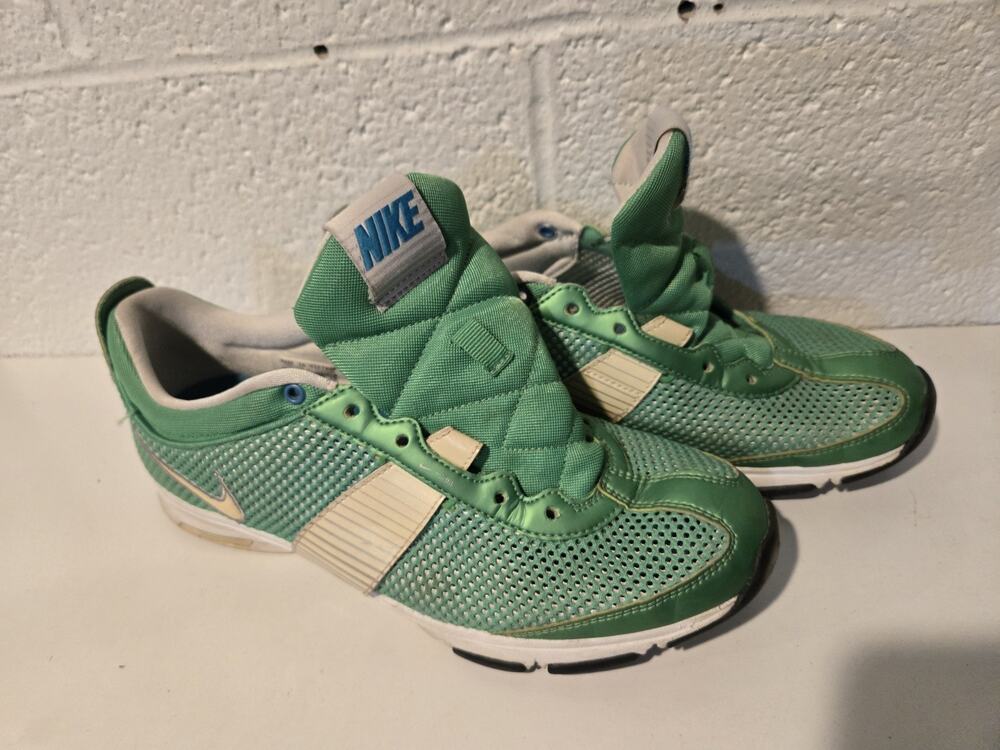 Nike Free Green/white Womens 8 (2009) Used Fair Condition